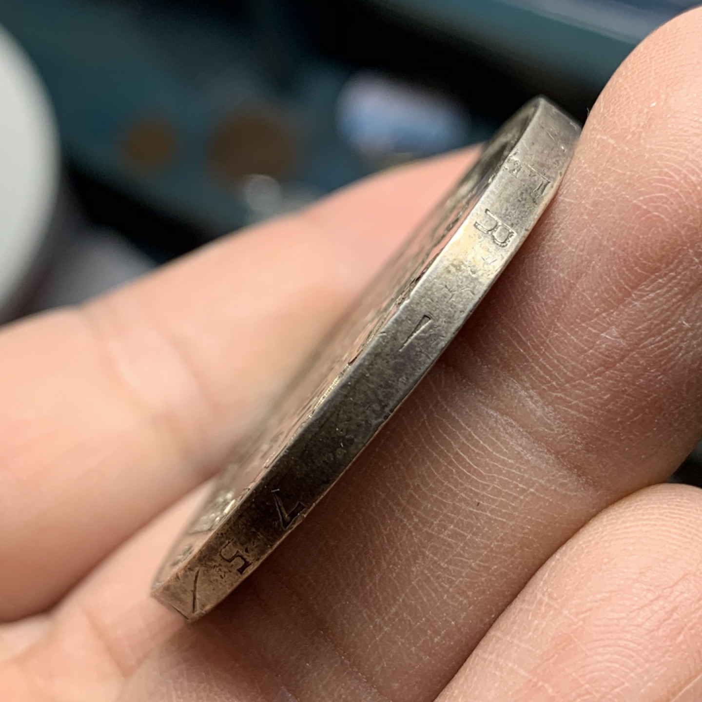 《竞宝斋》钱币微拍-第16场-本周日，周一2场连拍（全场顺丰包邮） 稀少 1864年 瑞典 4达勒 五彩 大银币  