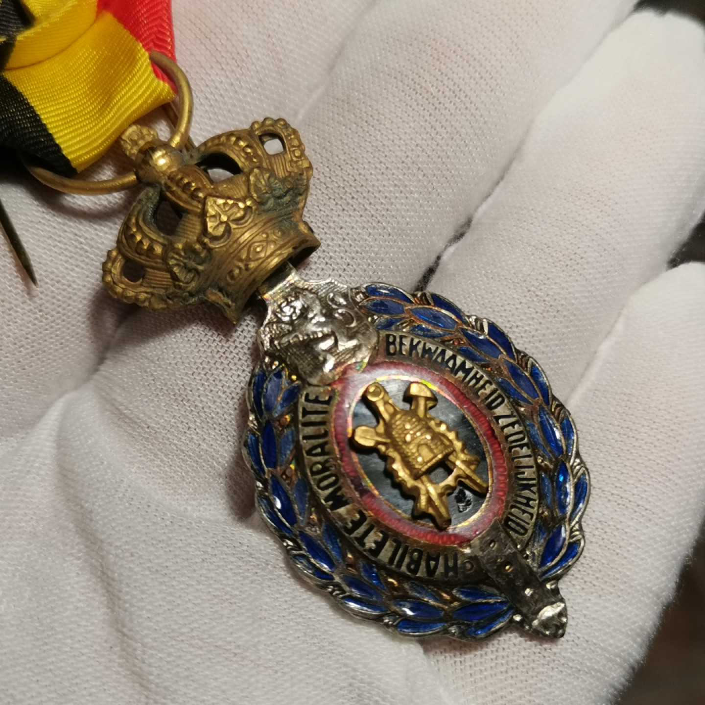 世界勋奖徽章拍卖第2期 比利时银质金级劳动勋章