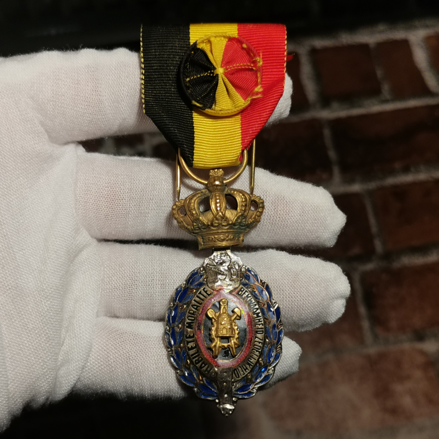 世界勋奖徽章拍卖第2期 比利时银质金级劳动勋章