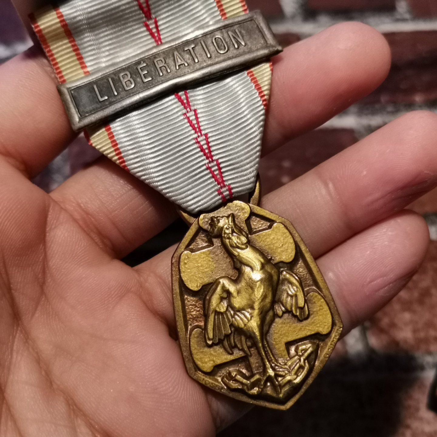 世界勋奖徽章拍卖第3期 法国二战胜利高卢雄鸡奖章