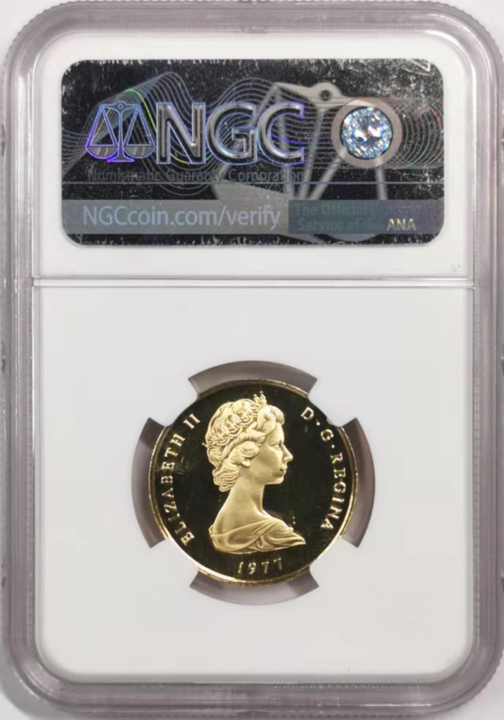 凡希社世界钱币微拍第一百七十九期 1977特克斯凯克斯50克朗精铸金币NGC-PF69UC