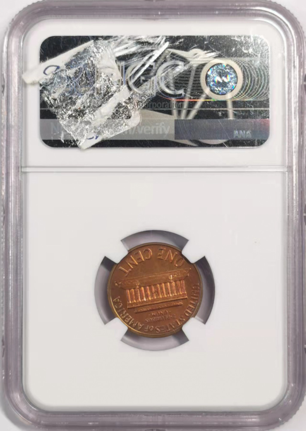 凡希社世界钱币微拍第一百七十九期 1961美国林肯1分精铸NGC-PF64RB