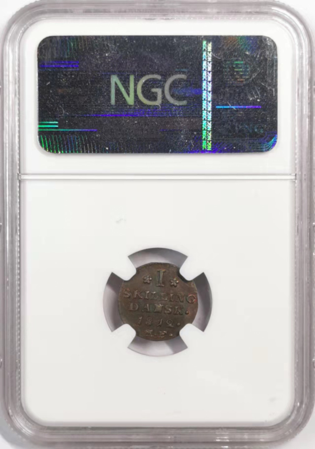 凡希社世界钱币微拍第一百七十九期 1812丹麦1SK铜NGC-MS65