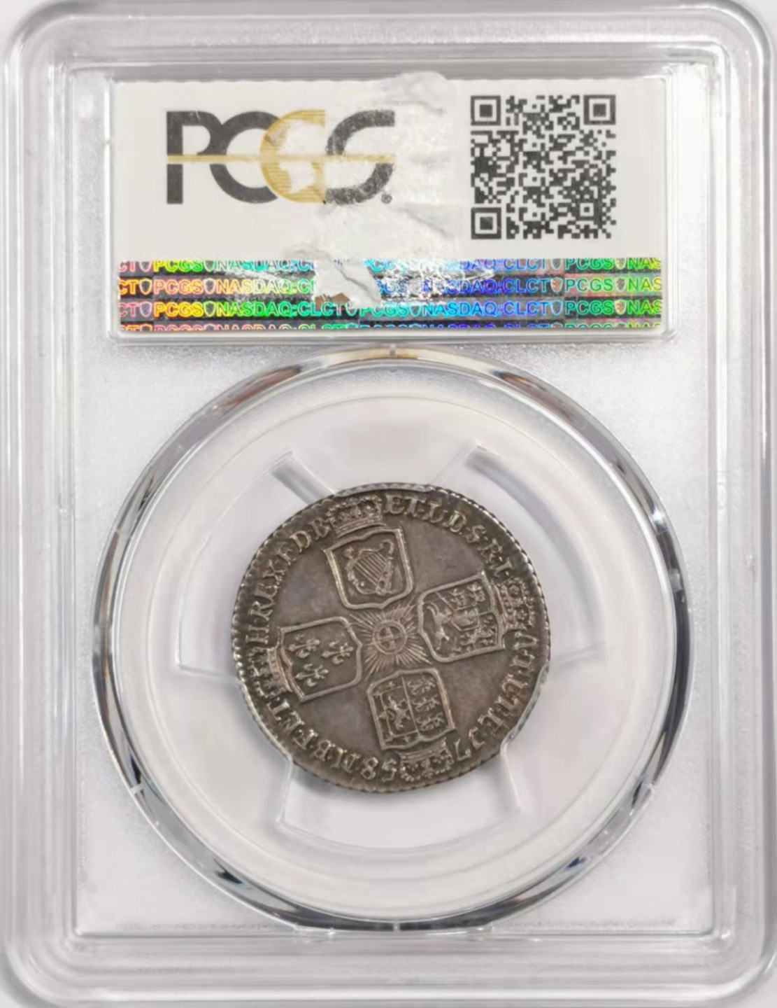 凡希社世界钱币微拍第一百七十九期 1758英国乔二先令PCGS-AU53