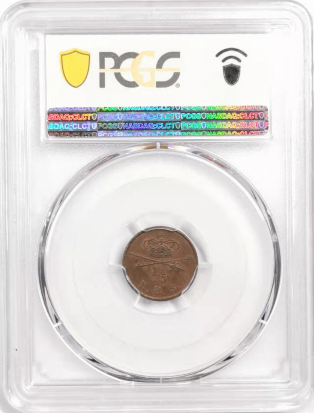 凡希社世界钱币微拍第一百七十九期 1842丹麦1/5Rbsk铜PCGS-MS64