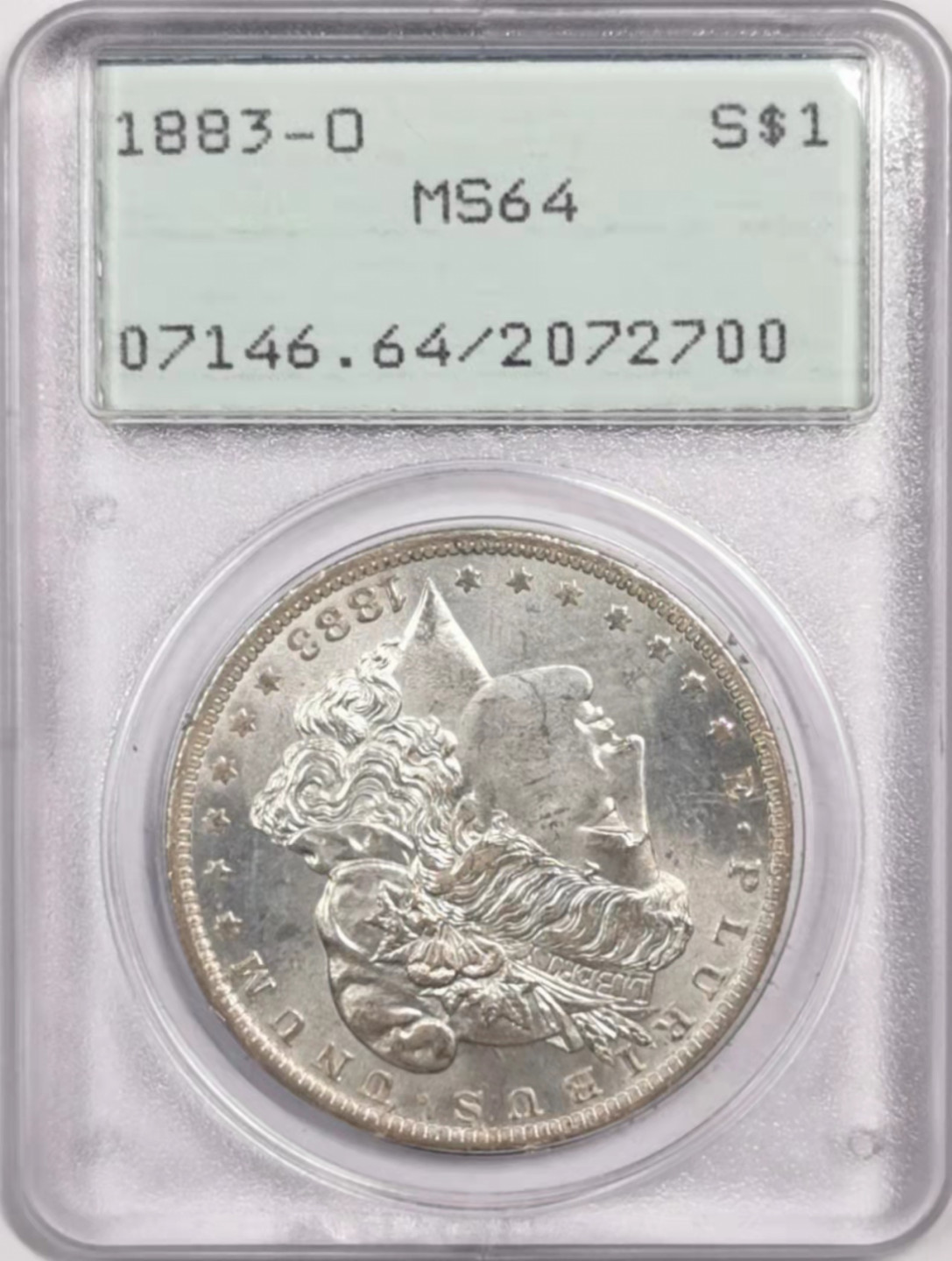 凡希社世界钱币微拍第一百七十九期 1883O美国摩根壹圆PCGS-MS64
