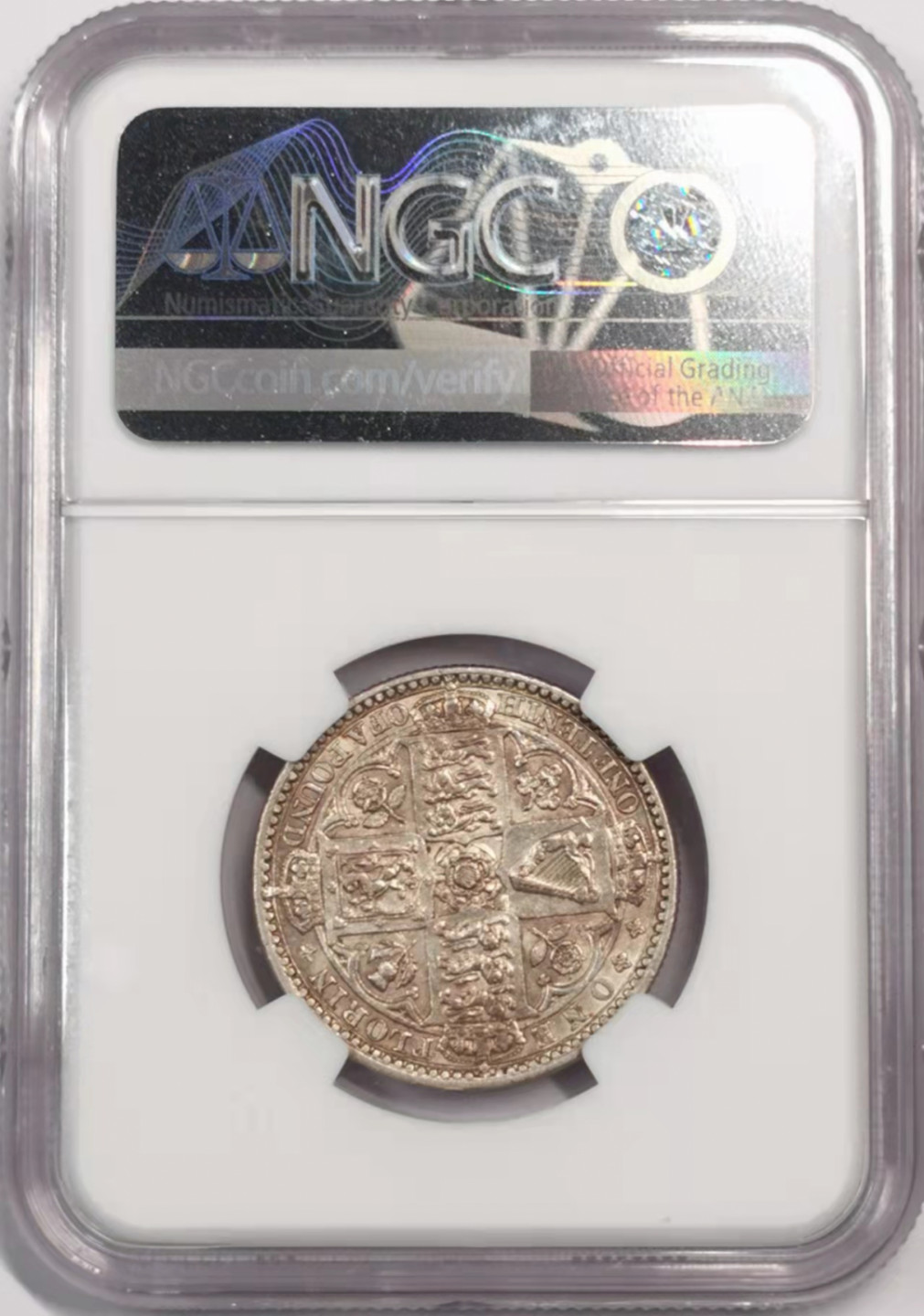 凡希社世界钱币微拍第一百七十九期 1849英国十进制2先令（1/10镑）NGC-AUD