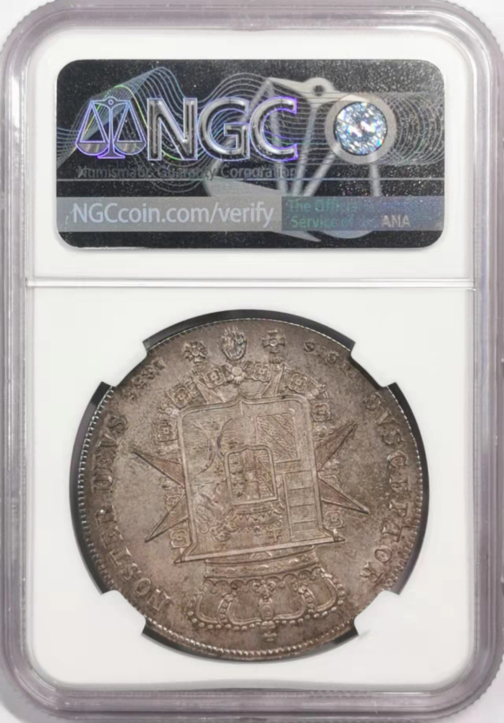 凡希社世界钱币微拍第一百七十九期 荐！1856托斯卡纳4FIORINA大银NGC-MS62品相极佳！