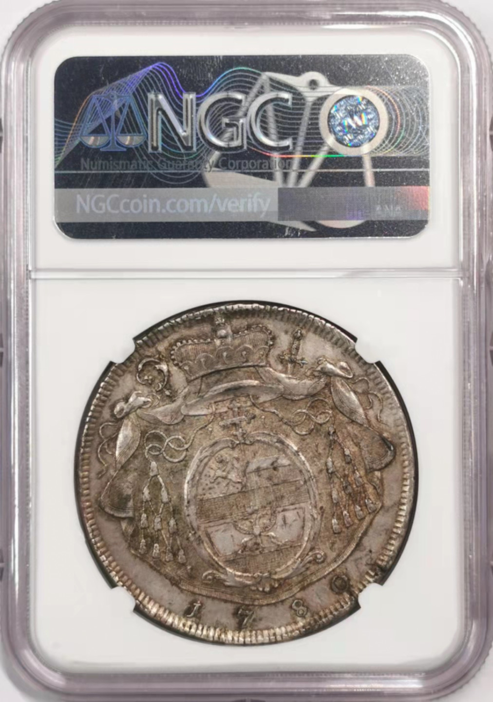 凡希社世界钱币微拍第一百七十九期 1780萨尔茨堡主教区泰勒大银NGC-AUD淡彩好味道！