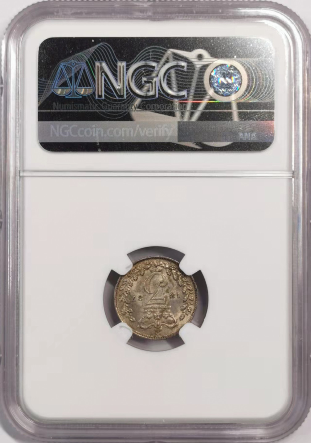 凡希社世界钱币微拍第一百七十九期 1887英国小维3d银币NGC-UNCD