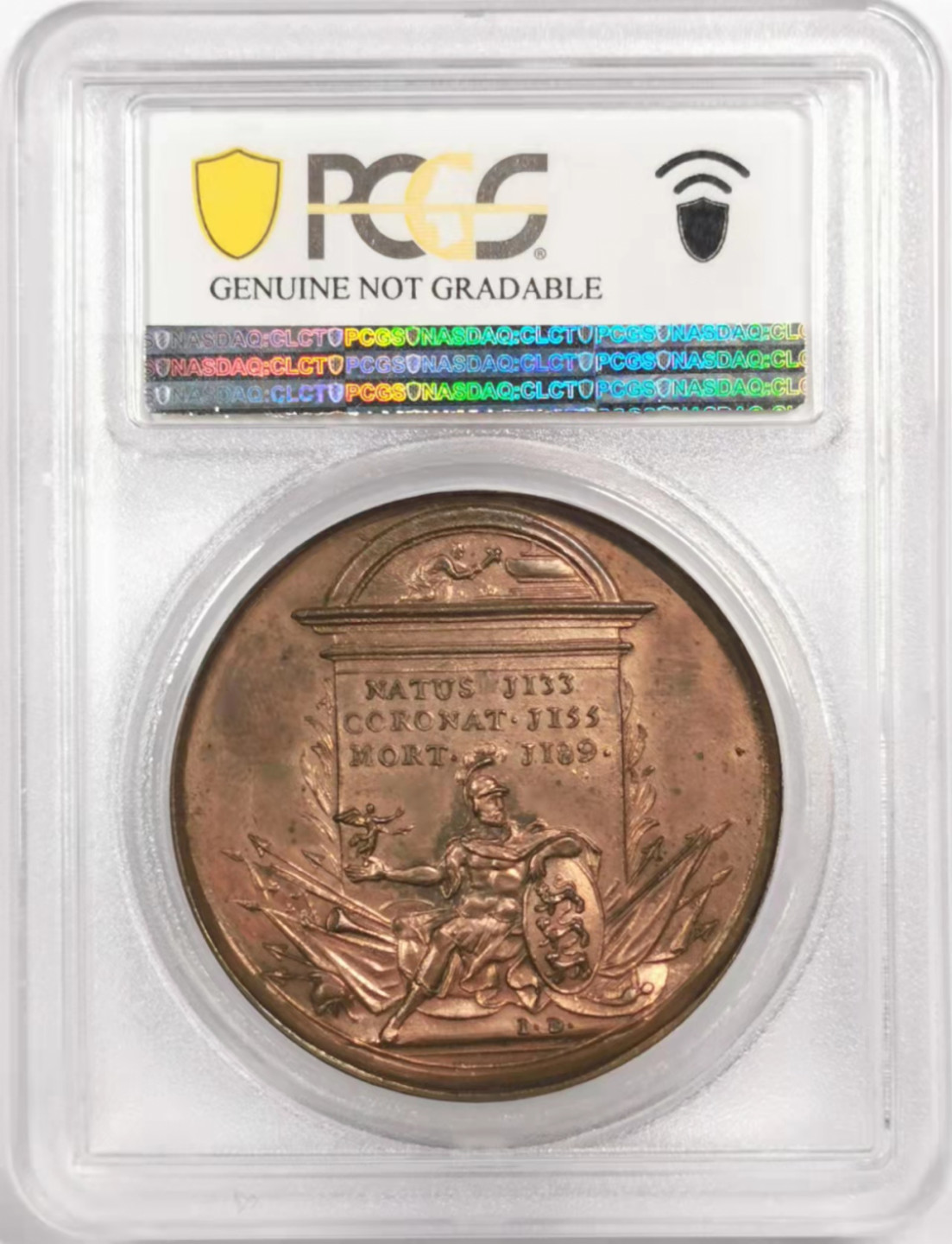 凡希社世界钱币微拍第一百七十九期 1731英国亨利二世纪念铜章PCGS-UNCD