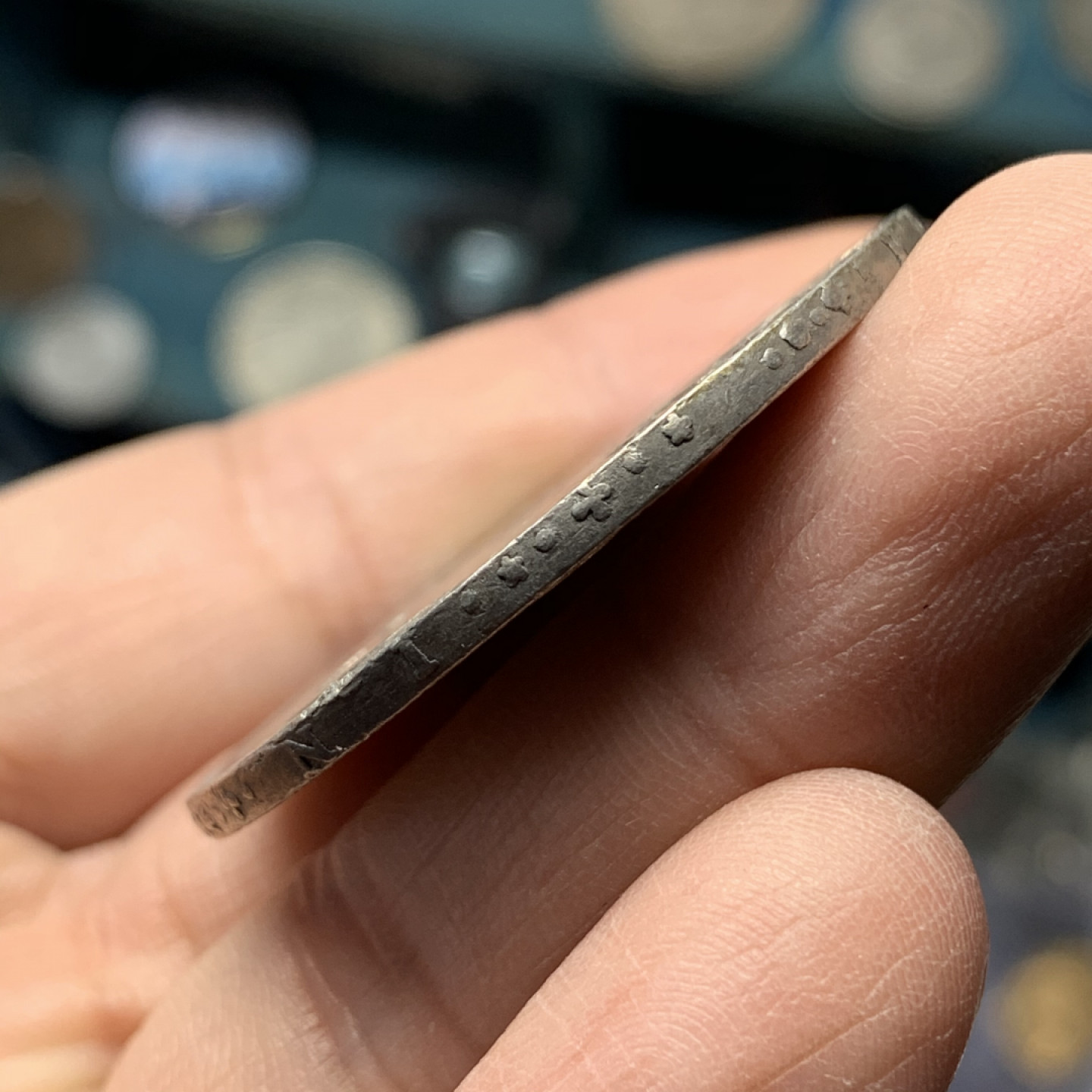 《竞宝斋》钱币微拍-第17场-本周日，周一2场连拍（全场顺丰包邮） 德国巴伐利亚 1773年 圣母抱婴 泰勒 原光好品 细节清晰 AU55-58的品