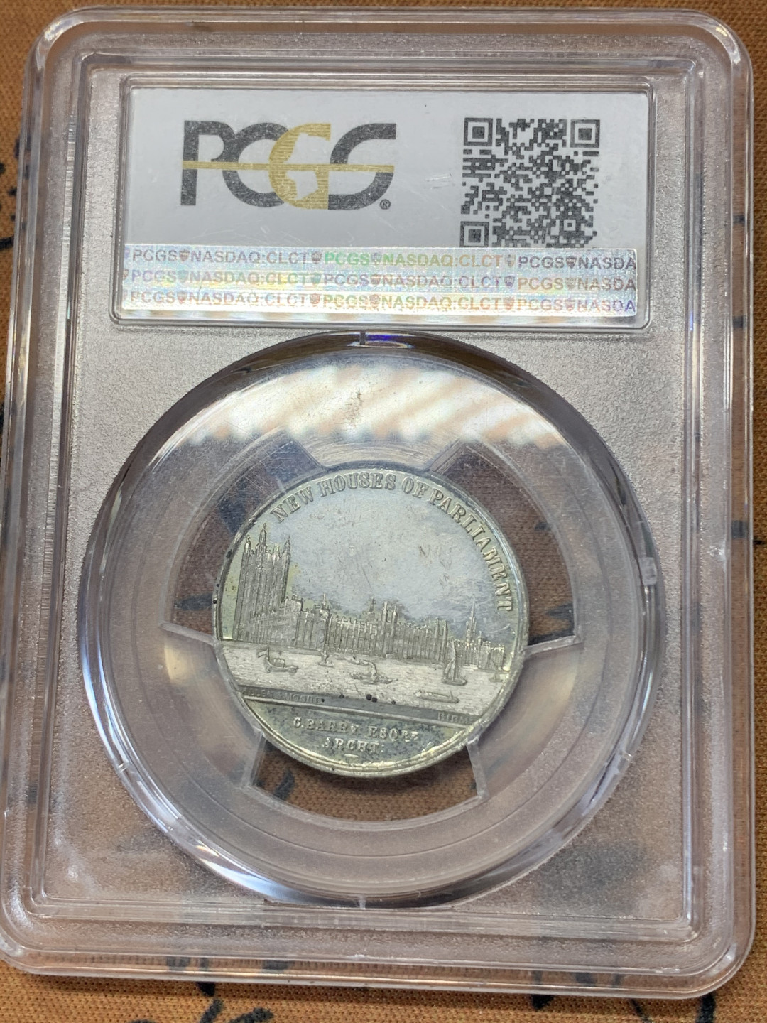 《竞宝斋》钱币微拍-第17场-本周日，周一2场连拍（全场顺丰包邮） PCGS唯一记录-SP61 英国 1847年 维多利亚女王和阿特王子 样章 名家旧藏