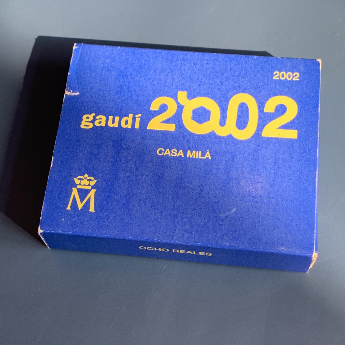 《竞宝斋》钱币微拍-第17场-本周日，周一2场连拍（全场顺丰包邮） 西班牙 2002年 高迪设计建筑系列 10欧元 精制大银币 27克 925银 原盒证书