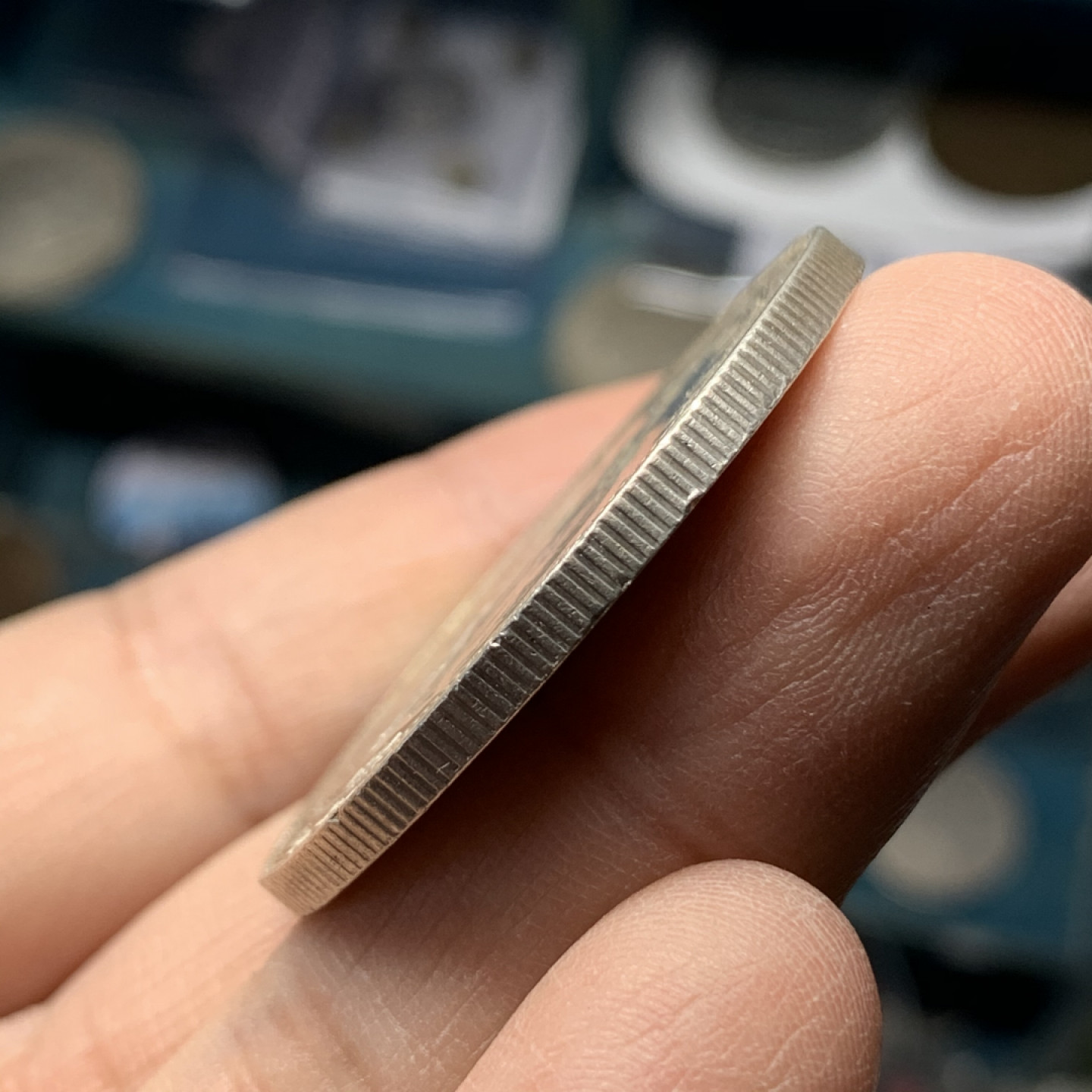 《竞宝斋》钱币微拍-第17场-本周日，周一2场连拍（全场顺丰包邮） 站洋 1897年无字版 1元 带底光 早期年份好品难得