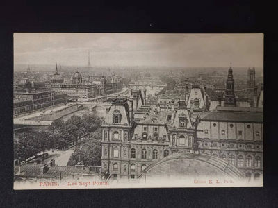 百年欧洲明信片专场 - 巴黎七座桥