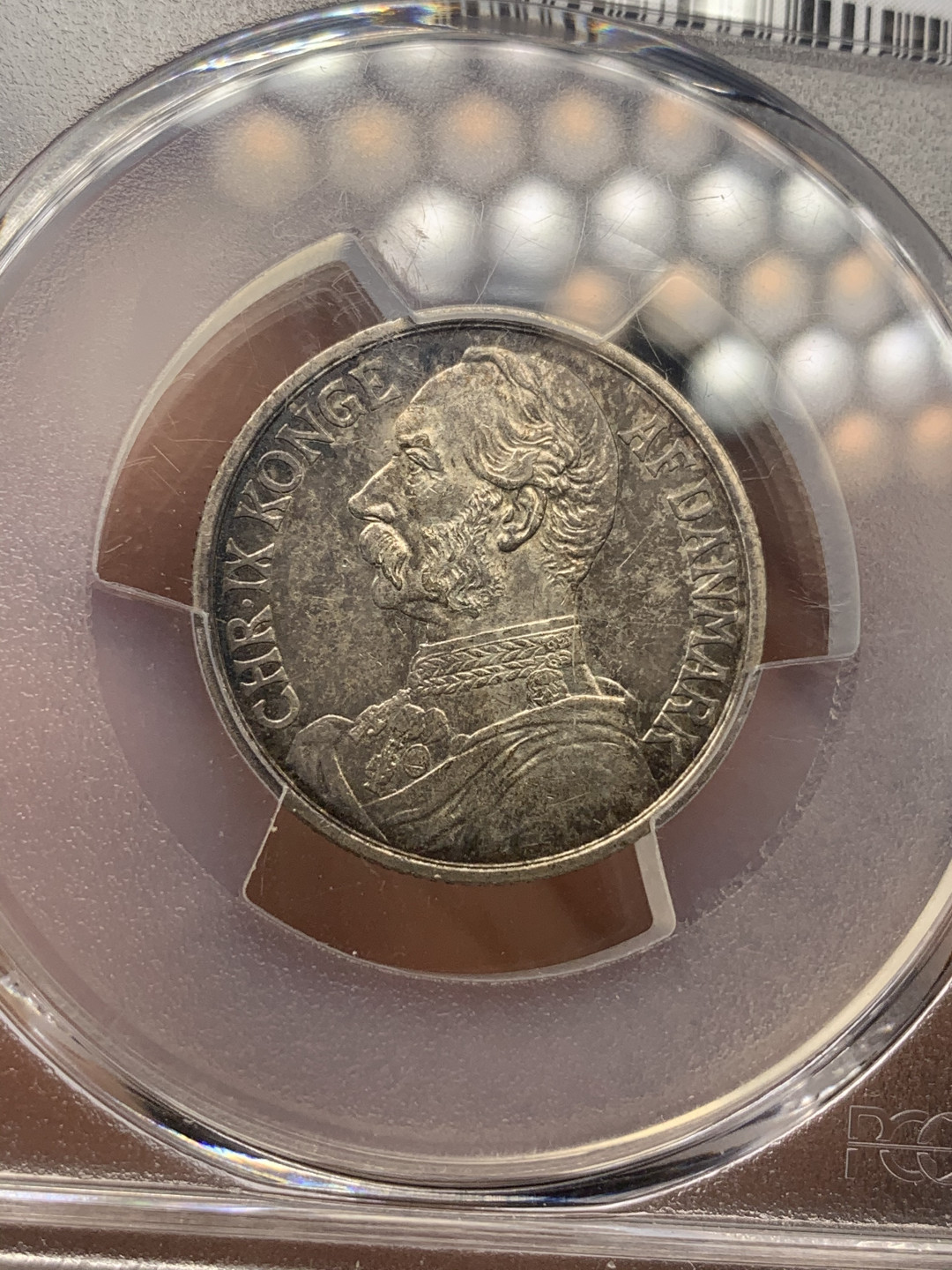 《竞宝斋》钱币微拍-第18场-本周日，周一2场连拍（全场顺丰包邮） PCGS MS62丹属西印度1905年三裸女20分银币