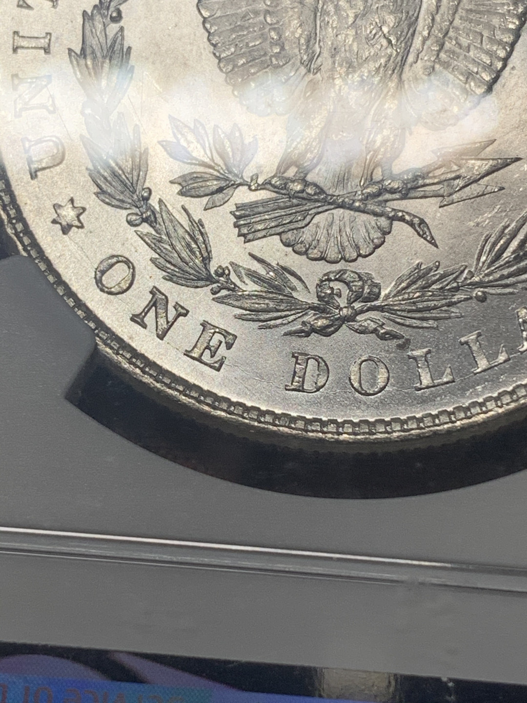 《竞宝斋》钱币微拍-第18场-本周日，周一2场连拍（全场顺丰包邮） NGC-MS63 美国1878年 摩根币 首年八羽 摩根党不可或缺的品种