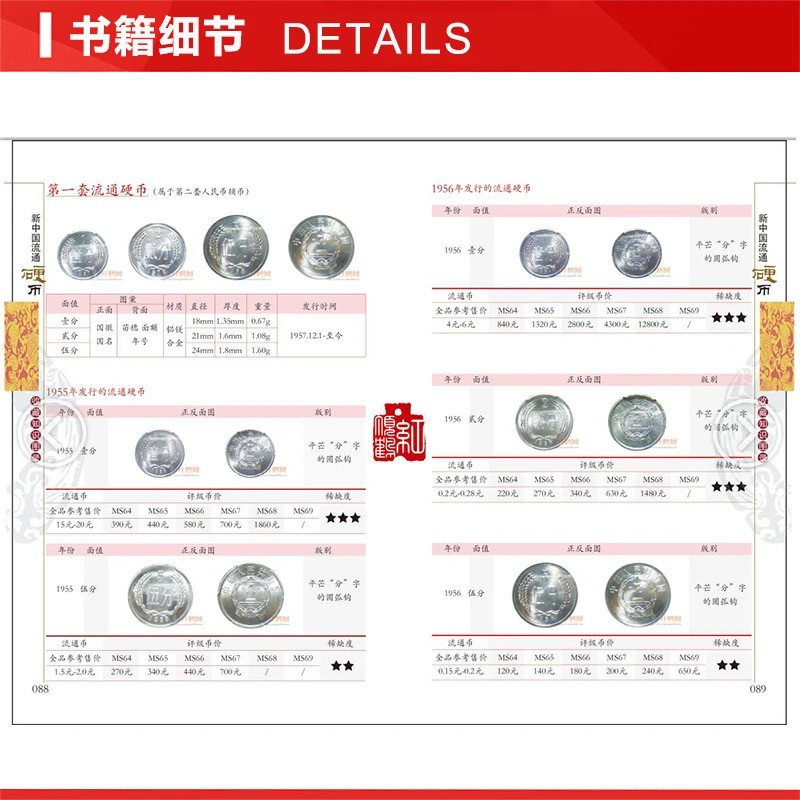 《新中国流通硬币收藏知识图录》2021版