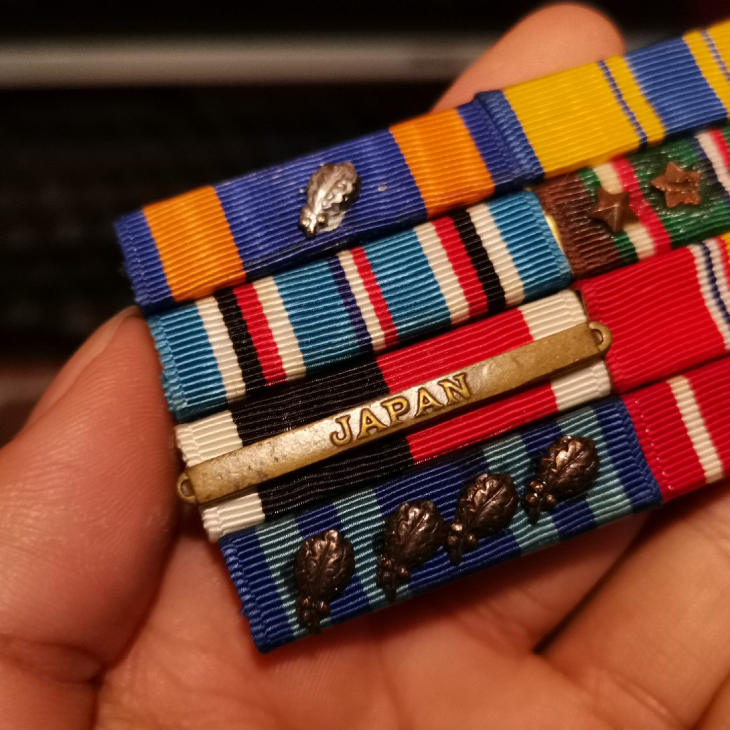 世界勋奖徽章拍卖第6期 美国二战韩战空军老兵略章勋表