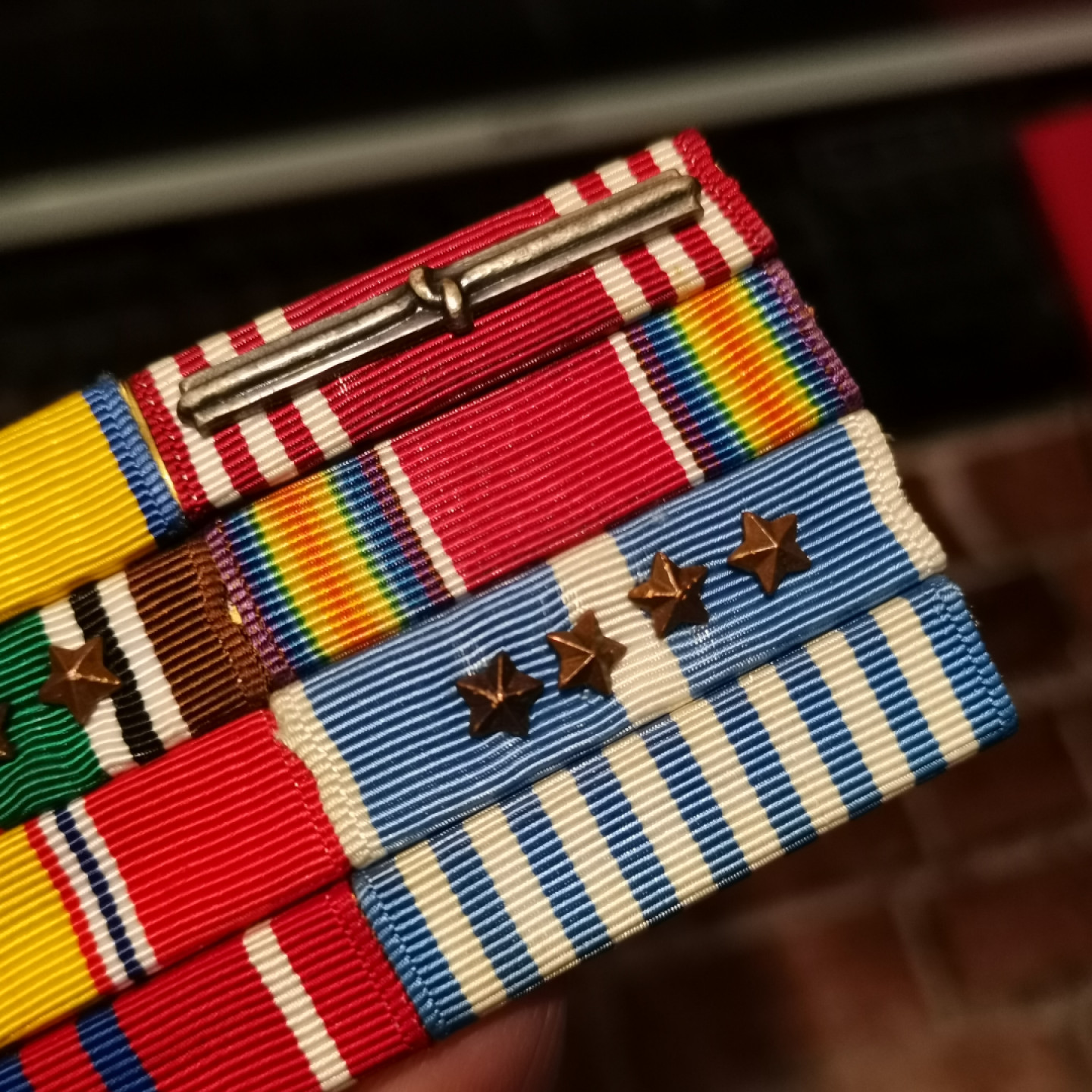 世界勋奖徽章拍卖第6期 美国二战韩战空军老兵略章勋表