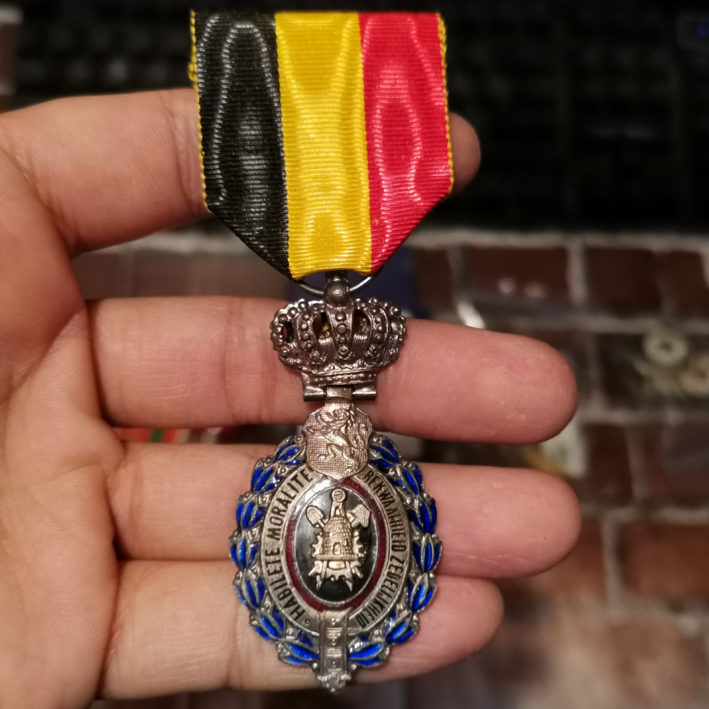 世界勋奖徽章拍卖第7期 比利时银质劳动勋章