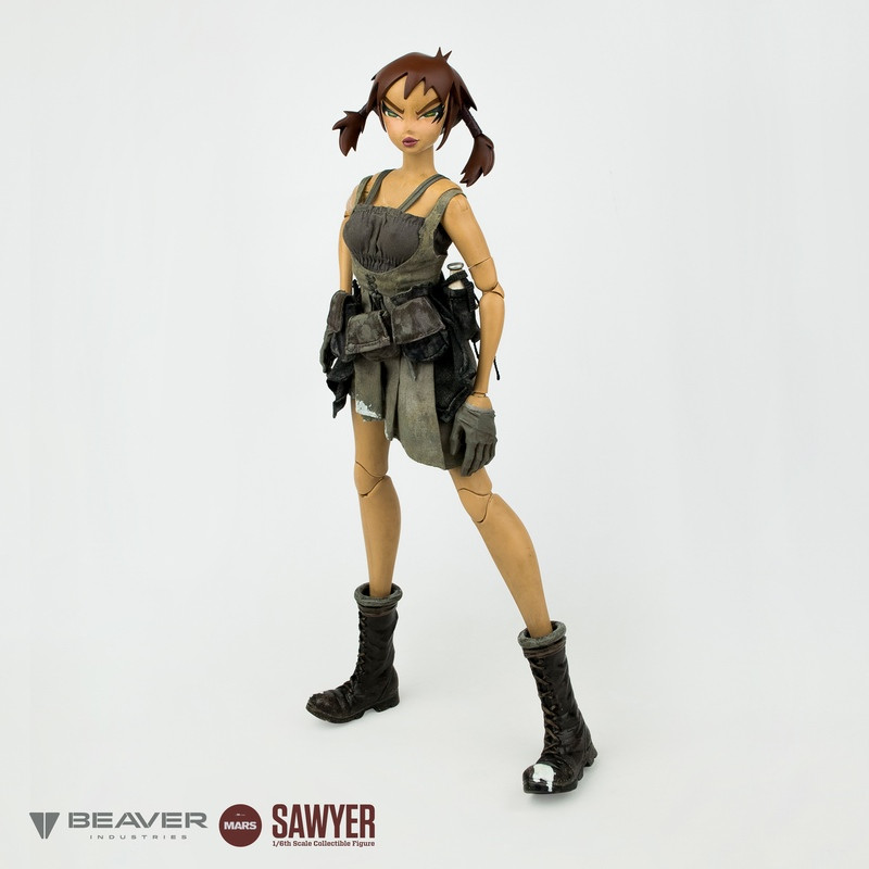 零元拍：绝版尖货1/6 3A BEAVER INDUSTRIES – SAWYER合金装备奶牛妹