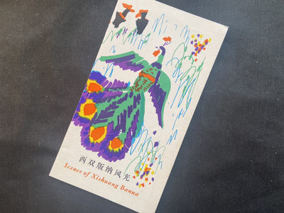 【第3期】莲池国际邮品拍卖-捡漏场 - 【邮折】T55 西双版纳风光邮票 分公司邮折
