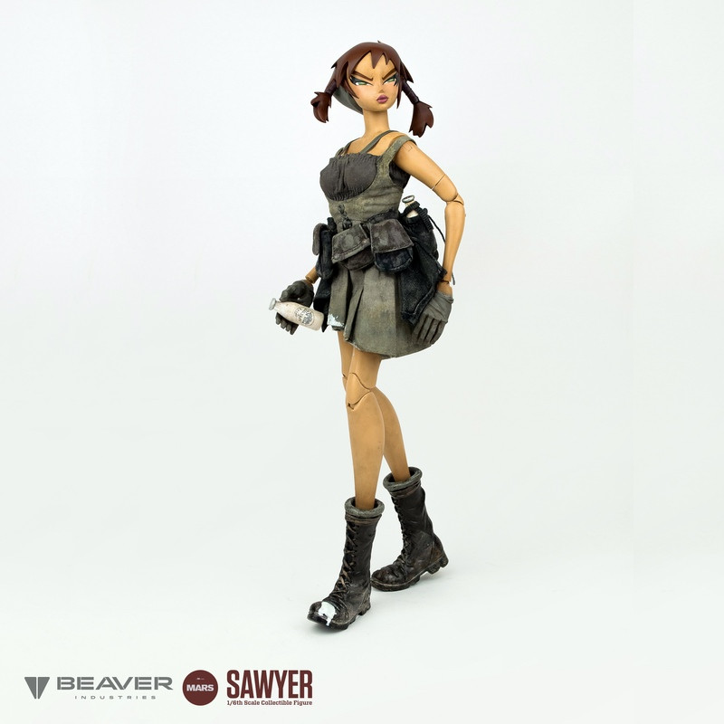 零元拍：绝版尖货1/6 3A BEAVER INDUSTRIES – SAWYER合金装备奶牛妹