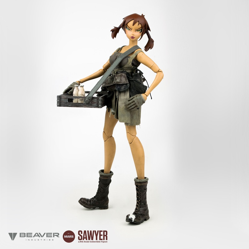 零元拍：绝版尖货1/6 3A BEAVER INDUSTRIES – SAWYER合金装备奶牛妹