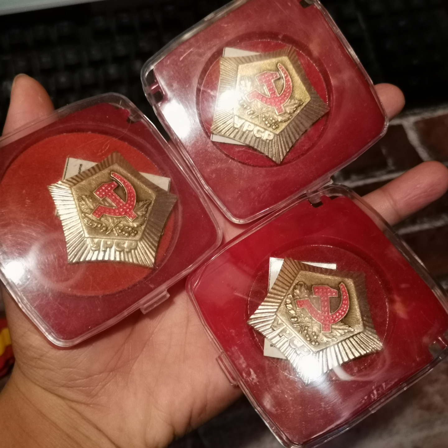 世界勋奖徽章拍卖第6期 苏联金婚纪念章一组合拍