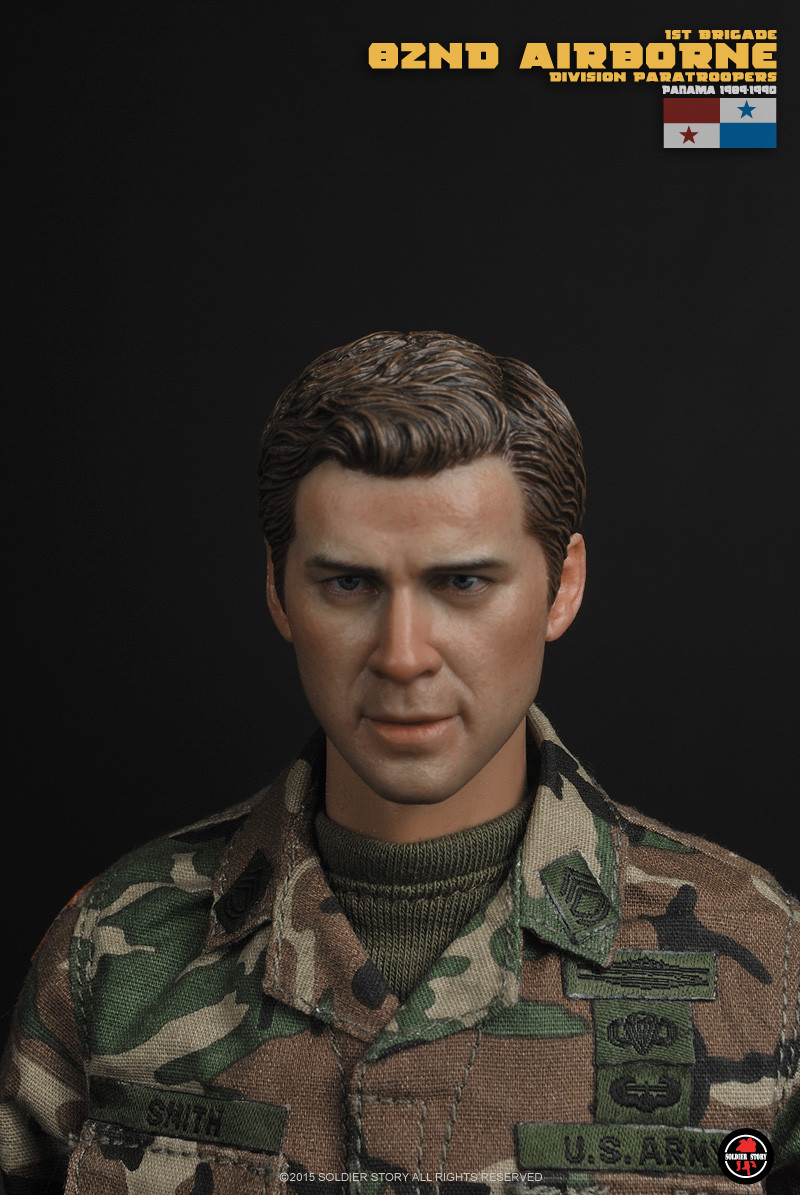 零元拍：SoldierStory：1/6 美军第82空降师 1989-1990入侵巴拿马 “正义事业行动” （SS089）全新未拆。