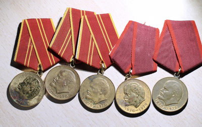 大猫徽章拍卖第175期 - 列宁百年一组5枚 