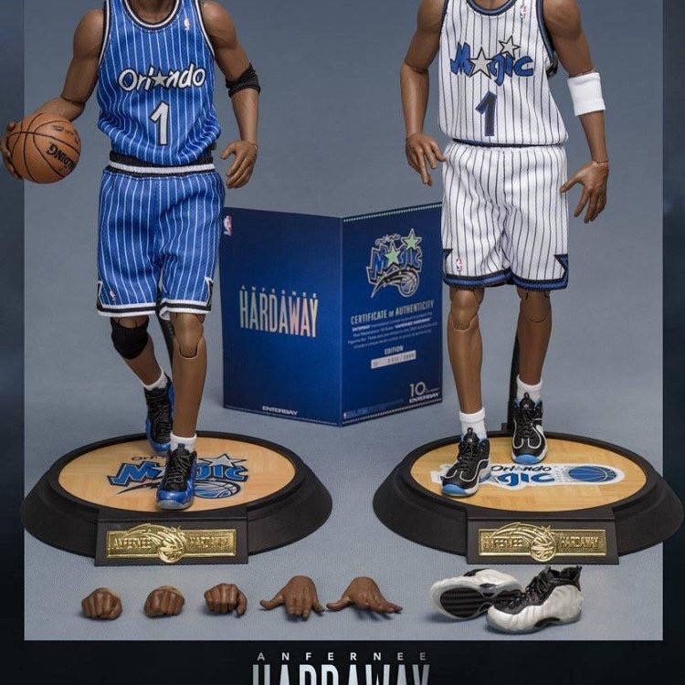 零元拍：EB 1/6 NBA篮球 便士 安芬尼 哈达威 双头双素体装，全新未拆。