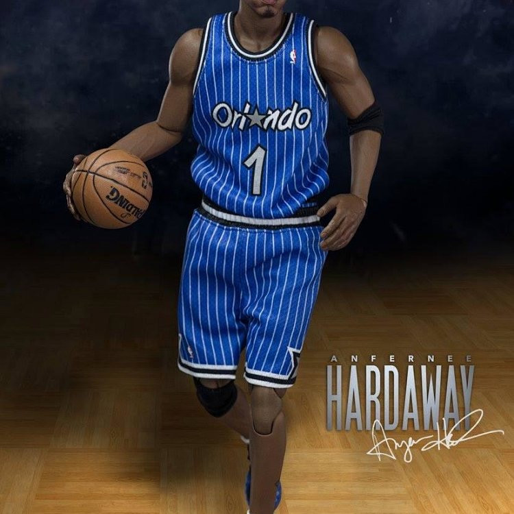 零元拍：EB 1/6 NBA篮球 便士 安芬尼 哈达威 双头双素体装，全新未拆。