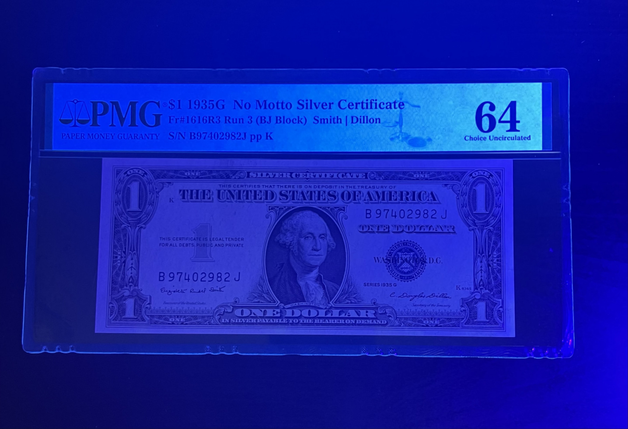 【丑猫1207】今晚8点整，自动快拍！ 1935年蓝库1美元