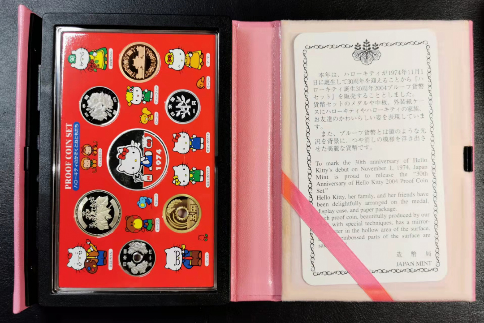 凡希社世界钱币微拍第一百八十期 2004日本HelloKitty精铸PS原装