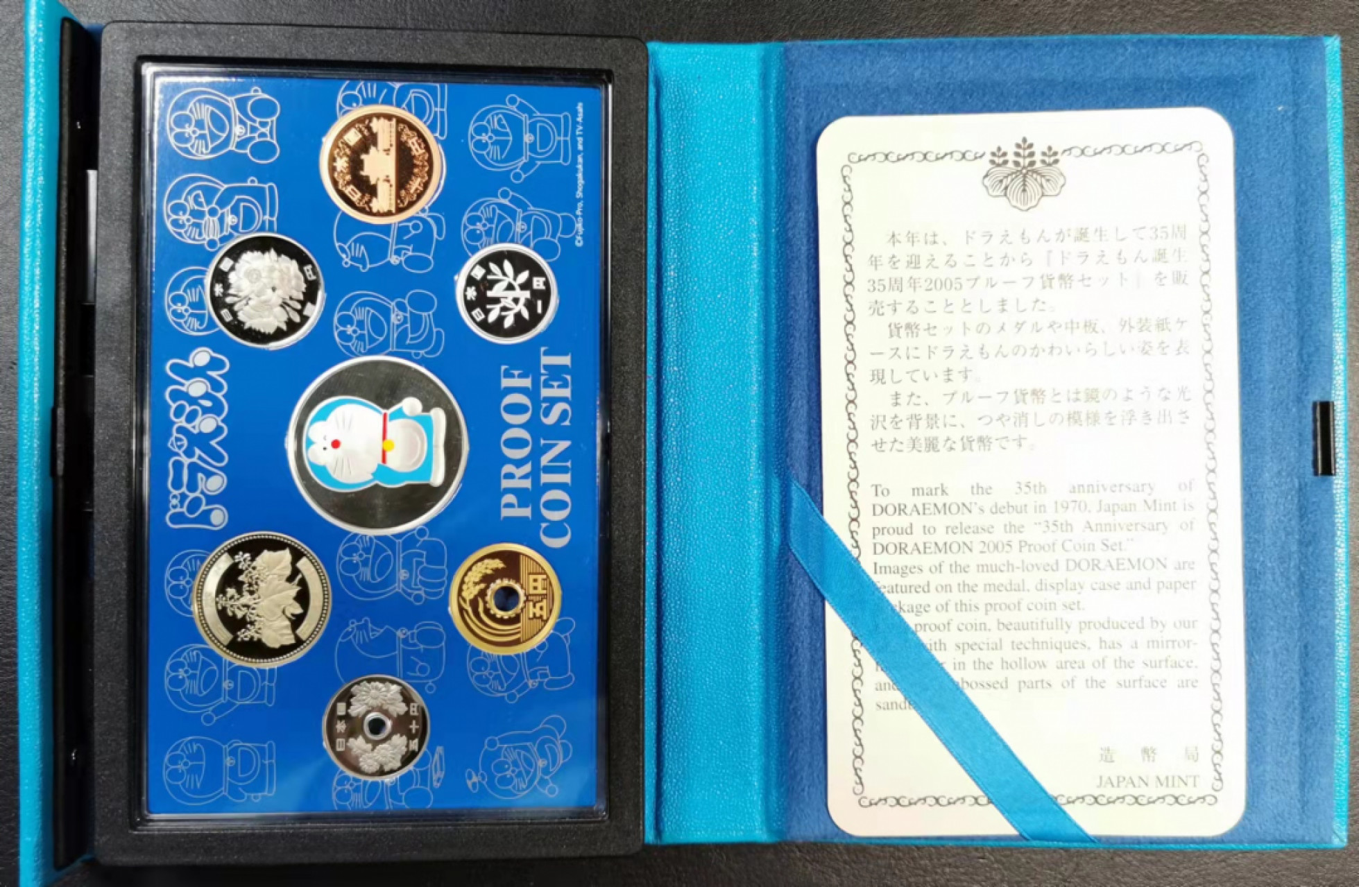 凡希社世界钱币微拍第一百八十期 2005日本哆啦A梦精铸PS原装