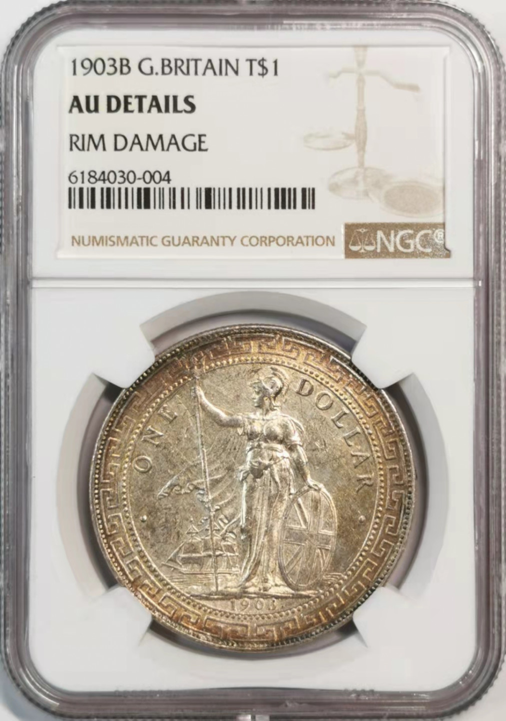 凡希社世界钱币微拍第一百八十期 1903B站洋港光NGC-AUD较少年份