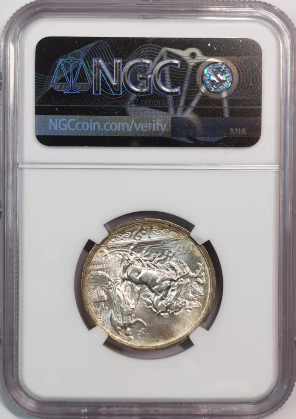 凡希社世界钱币微拍第一百八十期 1915R意大利马车2里拉NGC-MS64环彩