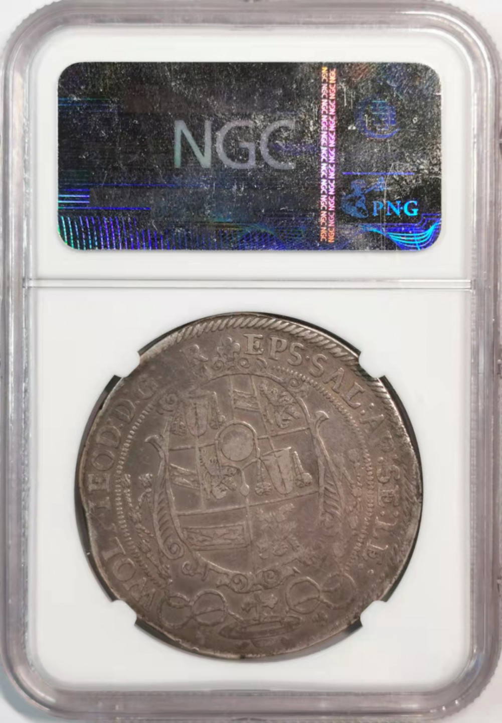 凡希社世界钱币微拍第一百八十期 1587-1612奥地利萨尔茨堡主教区泰勒大银NGC-VF20原味品