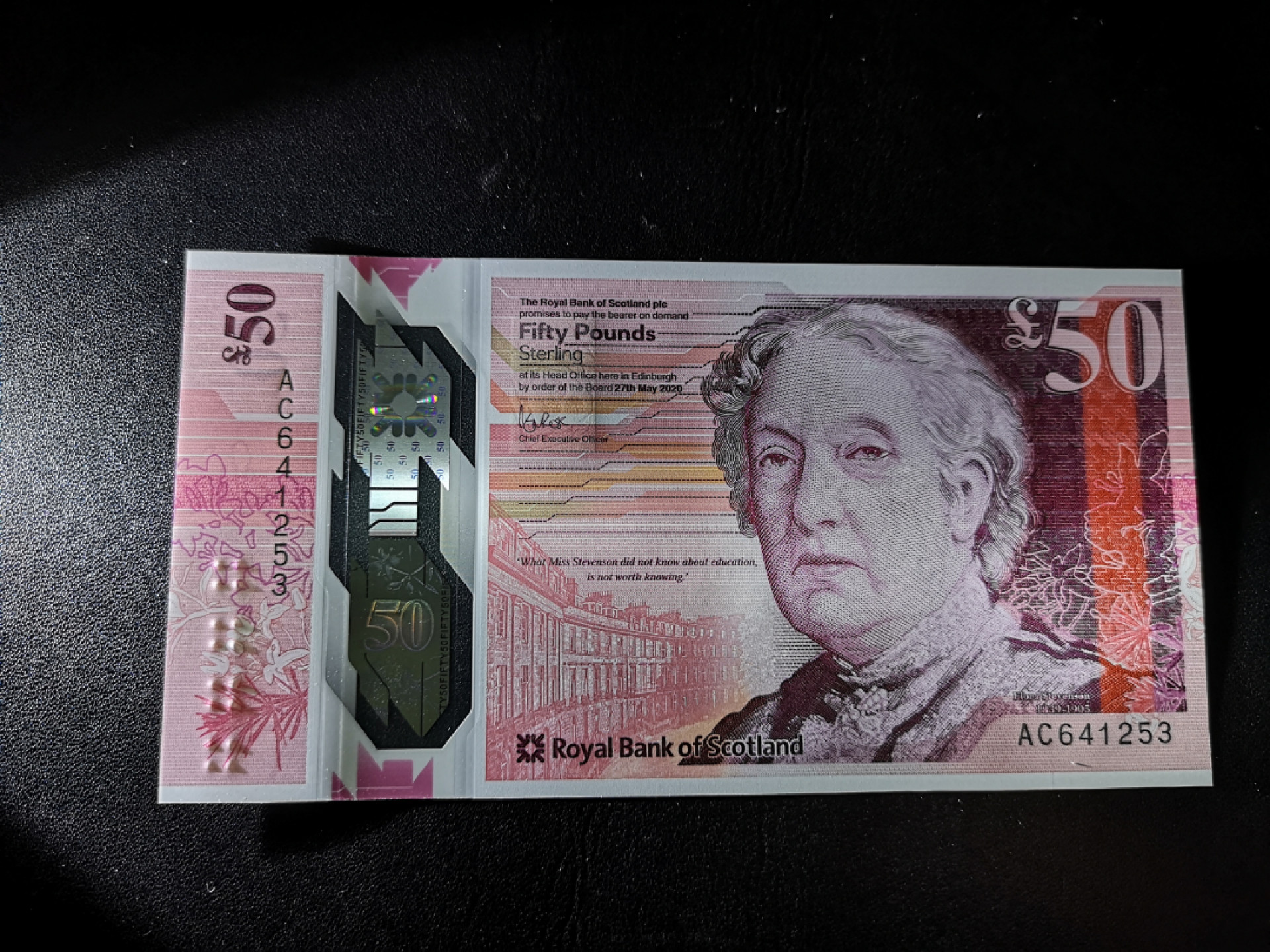 《外钞收藏家》第一百五十二期拍卖（本期98件） 2020年苏格兰皇家银行50镑 乱蛇号 全新UNC