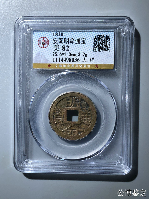 小骏钱币 安南明命大样