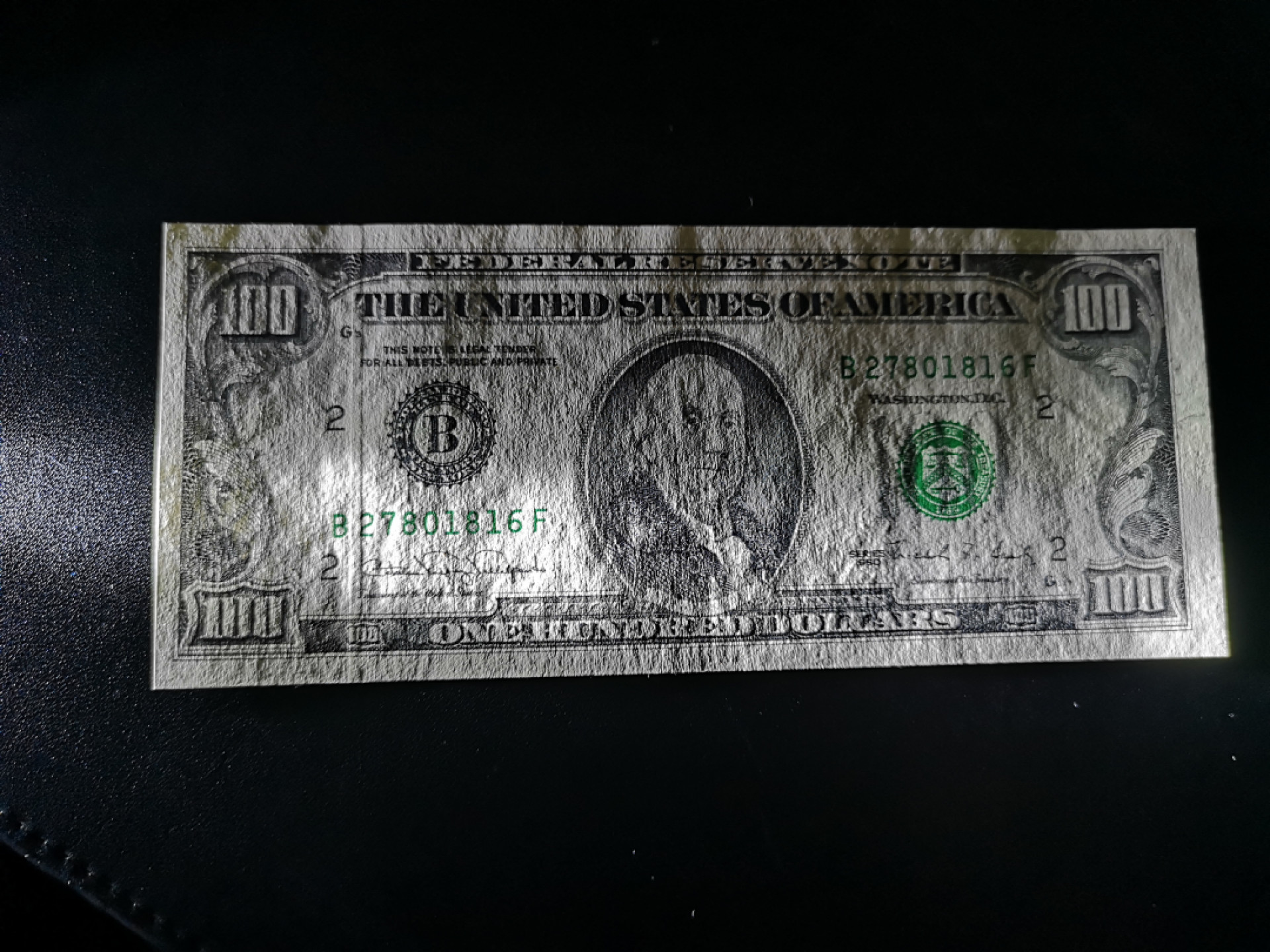 《外钞收藏家》第一百五十二期拍卖（本期98件） 1990年小头100美元 全新UNC