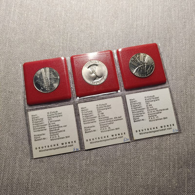 0起1加-纯粹捡漏拍-53场 - 波兰1971年FAO3枚纪念币-含2枚PROBA样币