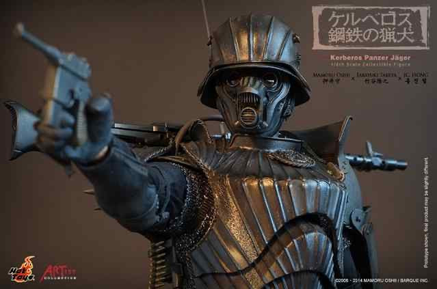 零元拍：HotToys：1/6 AC02 《ケルベロス钢鉄の猟犬》-人狼 34式增强装甲，竹谷隆之又一力作，全新未拆。