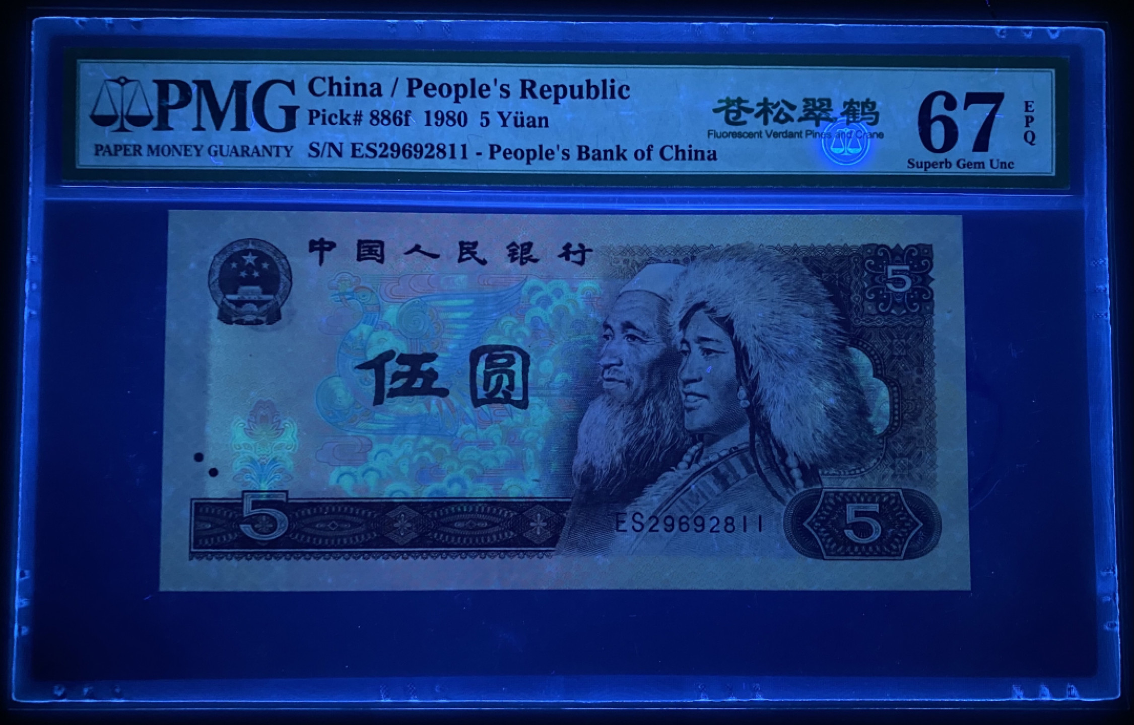 大黄蜂拍卖第33期 805苍松翠鹤ES29692811，67分