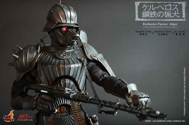 零元拍：HotToys：1/6 AC02 《ケルベロス钢鉄の猟犬》-人狼 34式增强装甲，竹谷隆之又一力作，全新未拆。