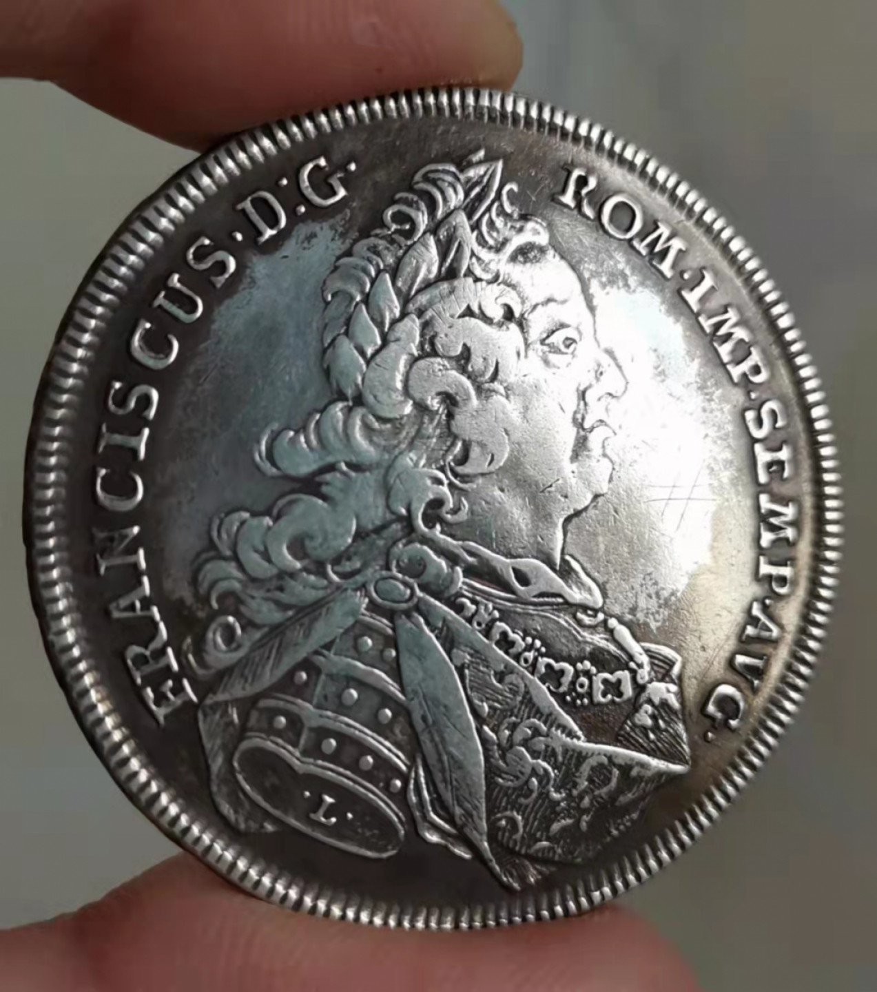 1757年纽伦堡双面值不死鸟大神罗银币稀少品种