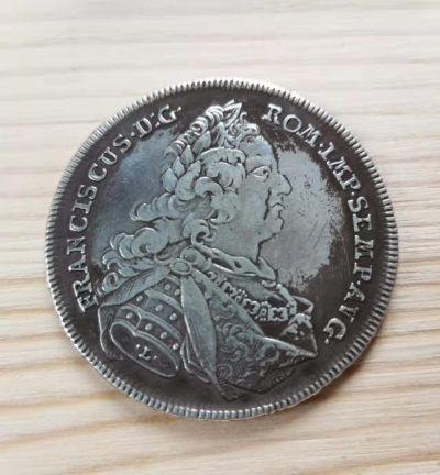 1757年纽伦堡双面值不死鸟大神罗银币稀少品种